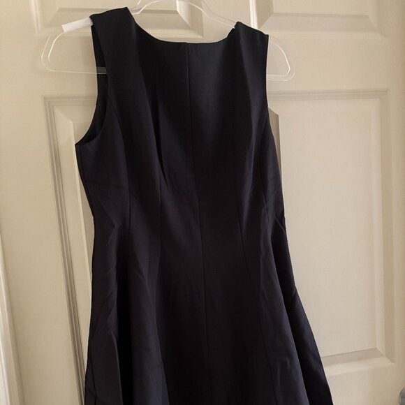 Black boat neck mini dress (NWT!) - Picture 2 of 4